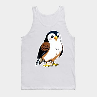 Fluffy Winged Dreamer: Piko the Kawaii Giant Eagle Tank Top